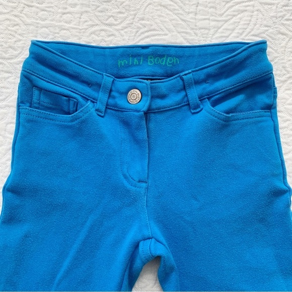 Mini‎ Boden Girls Blue Stretchy Pants - Picture 3 of 5